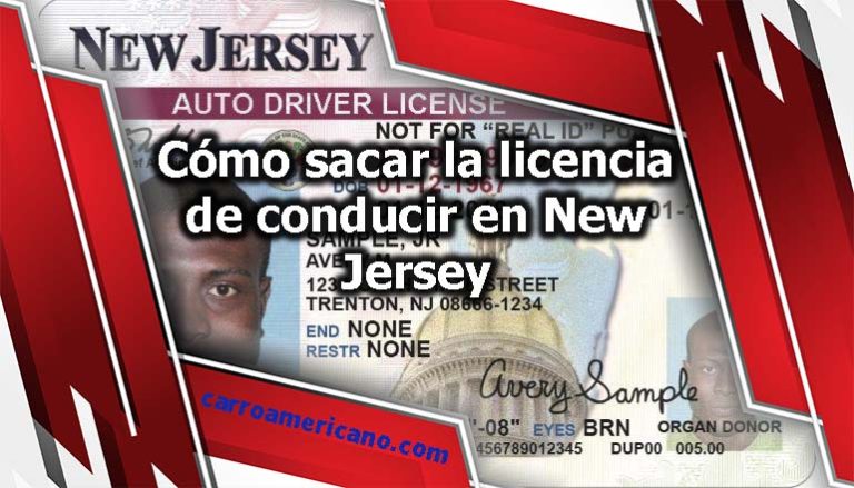 Cómo sacar la licencia de conducir en New Jersey